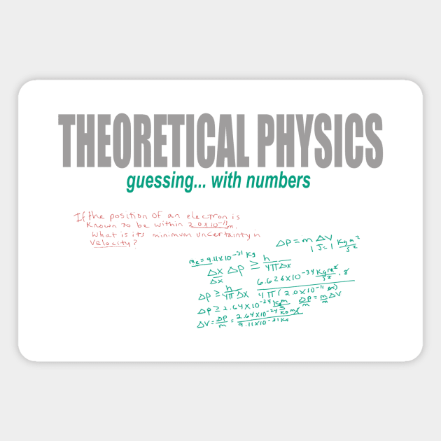 Theoretical Physics Magnet by The Blue Box